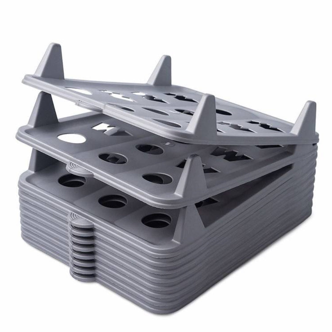 Bandejas vacias del organizador de camisas set x10