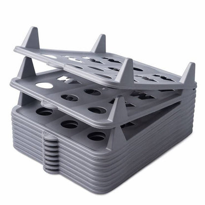 Bandejas vacias del organizador de camisas set x10