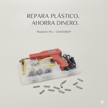 PlasticFix Pro soldador plastico l Repara plásticos rotos en minutos y evita gastar una fortuna en reemplazos.