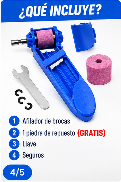 Vista del afilador de brocas DROPI-636003