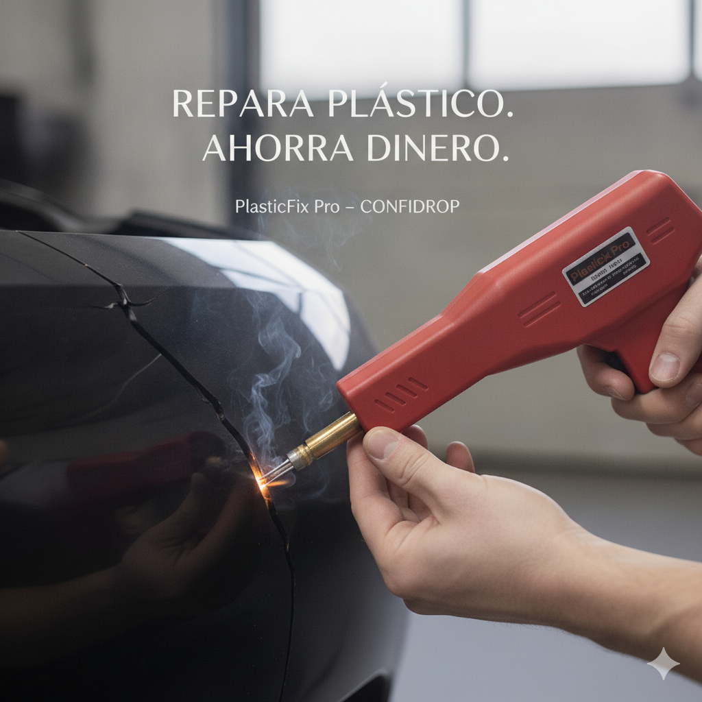 PlasticFix Pro soldador plastico l Repara plásticos rotos en minutos