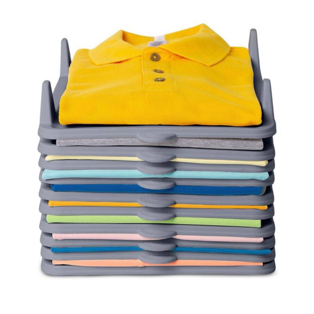 Set x10 organizador de camisas vista frontal